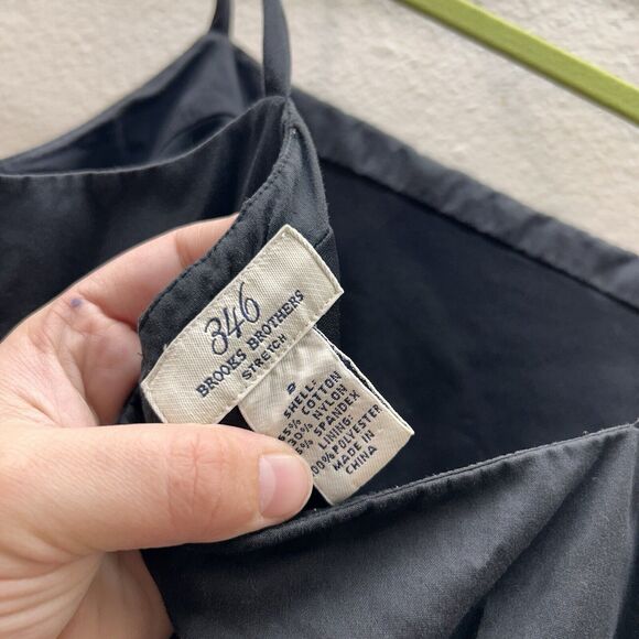 Vintage Y2k 90s Preppy Brooks Brothers Mini Dress Career Night Out Cocktail SZ 8 - Picture 5 of 8